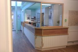 Walnut desk with T&G panelling Gallery
